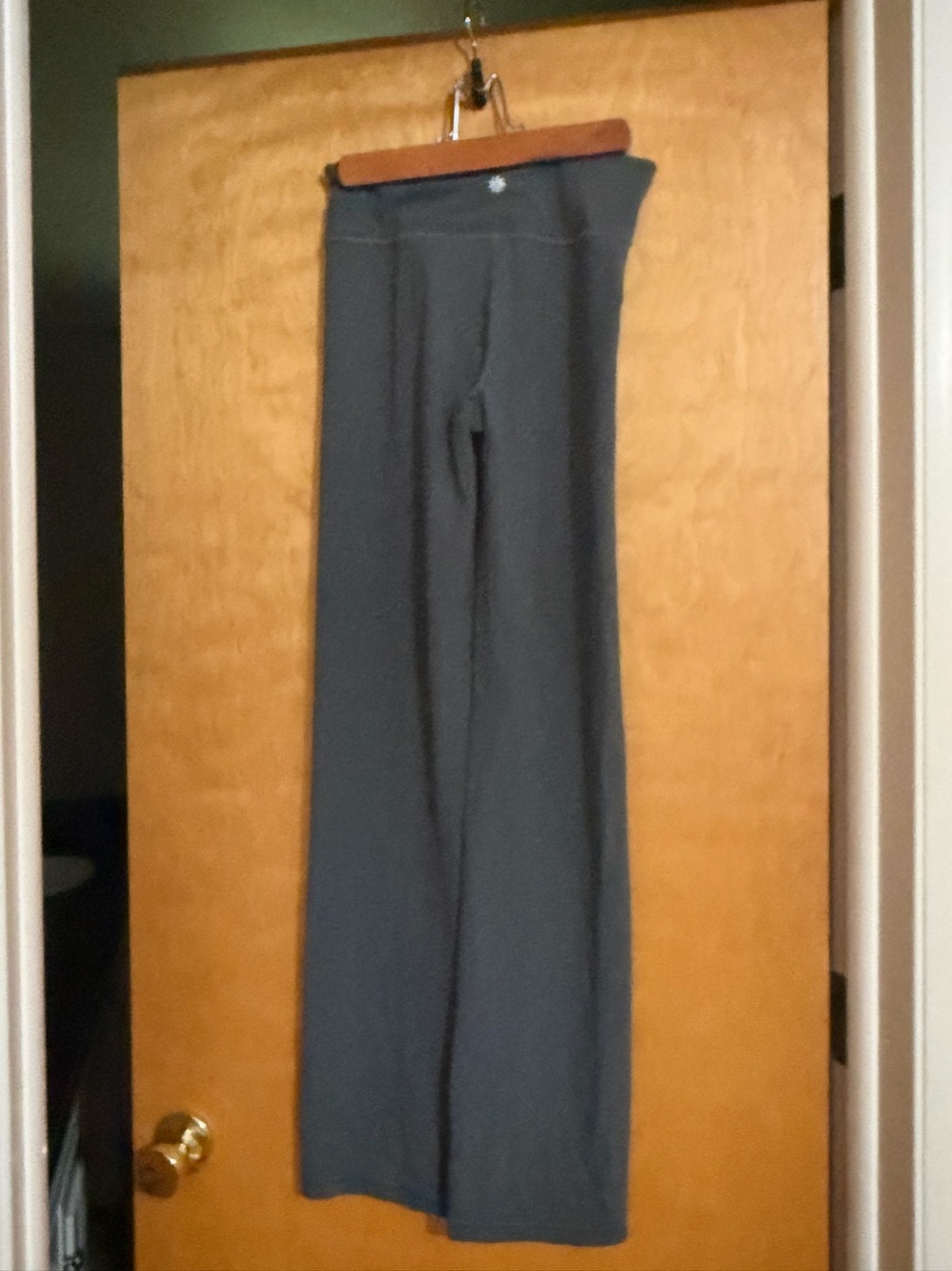 Athleta-New without tags. Gray Wide-Leg Yoga Pant